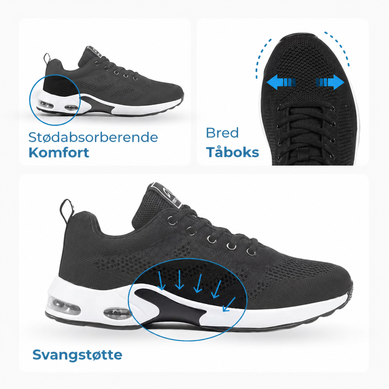 OrthoStep – Ergonomiske smertelindrende sneakers