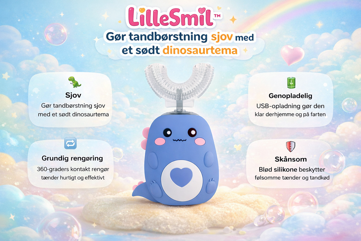 LilleSmil™ Elektrisk Prettybørste - Prettybørstning uden stress – kun smil