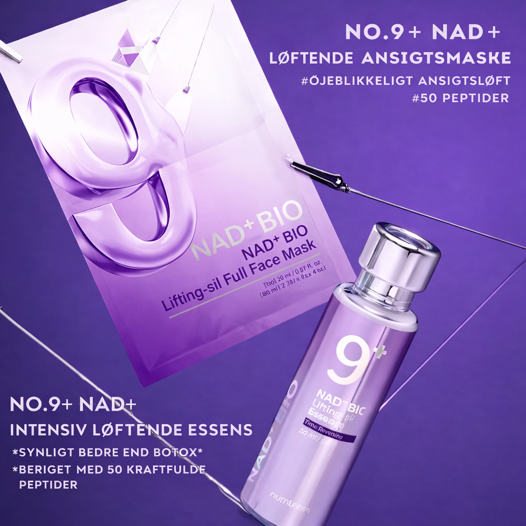 HudPretty™ – NAD+ Løfteserum & Maske
