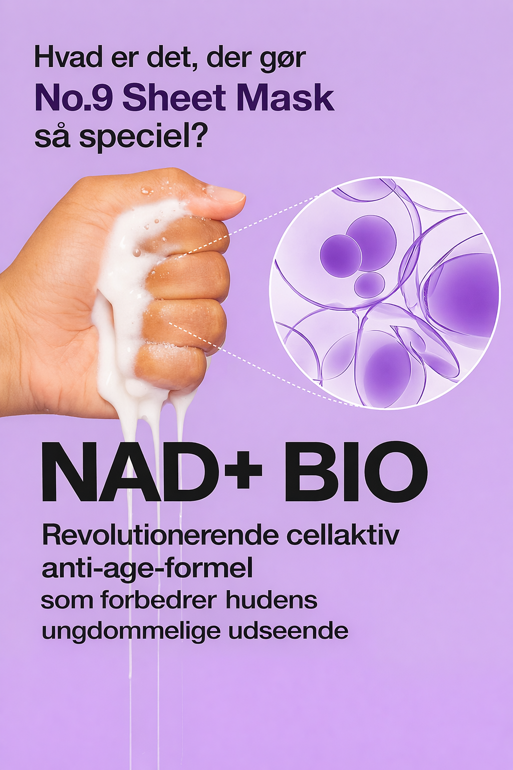 HudPretty™ – NAD+ Løfteserum & Maske