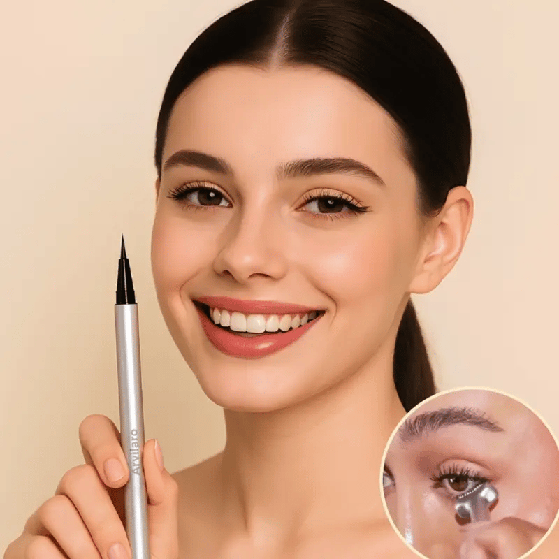 Stempel-eyeliner til præcis øjenmakeup
