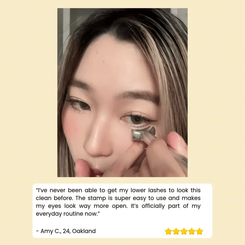 Stempel-eyeliner til præcis øjenmakeup