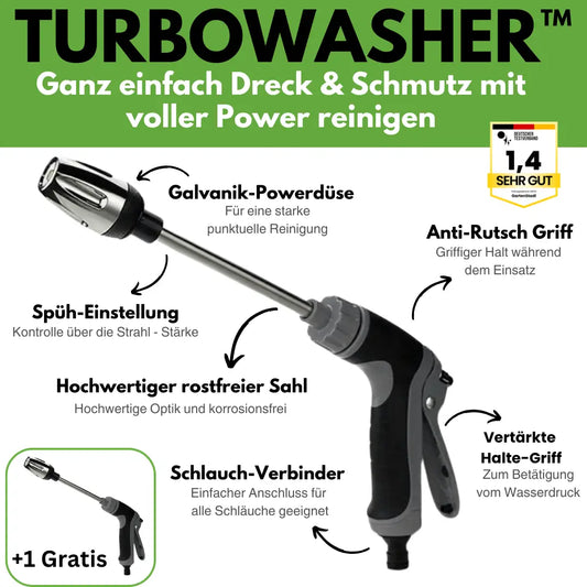 Turbowasher – Kraftig højtryksrenser til haven