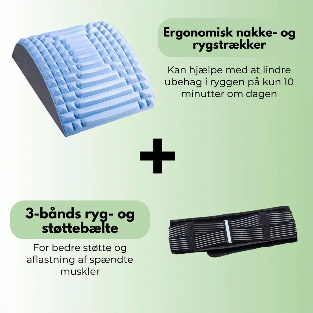 3-Bånd Rygbælte – Maksimal støtte og smertelindring