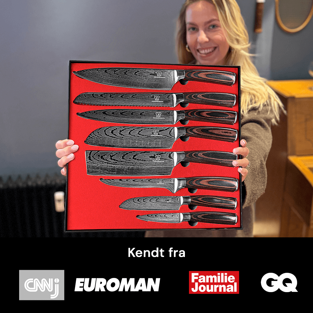 Premium Knivsæt 8 dele