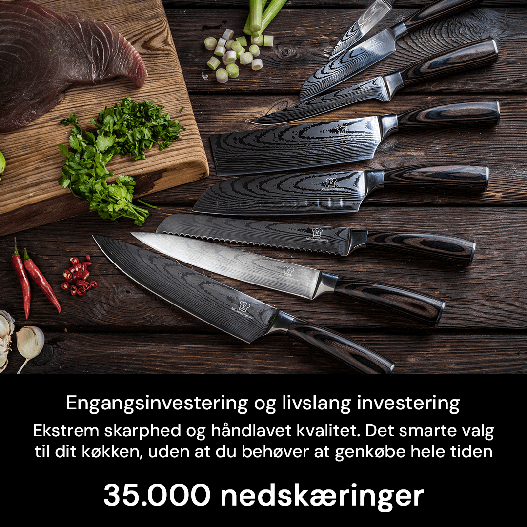 Premium Knivsæt 8 dele