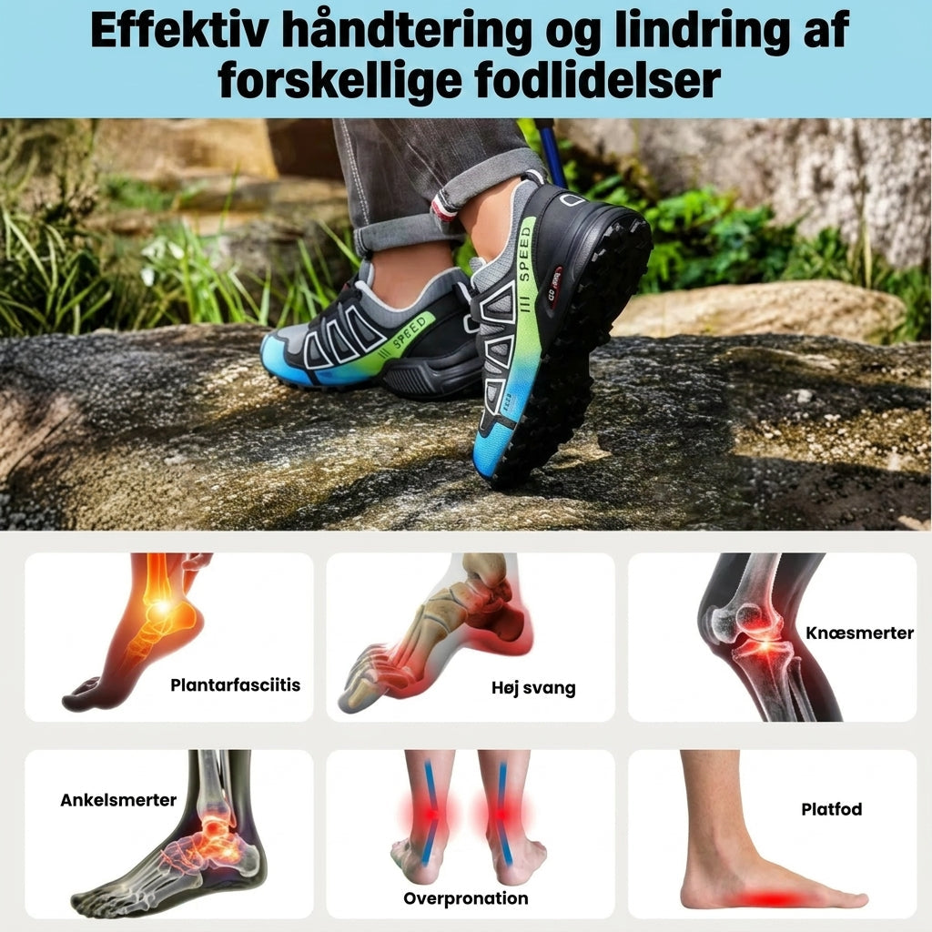 LetGang Grøn – Ergonomiske komfortsko i grøn