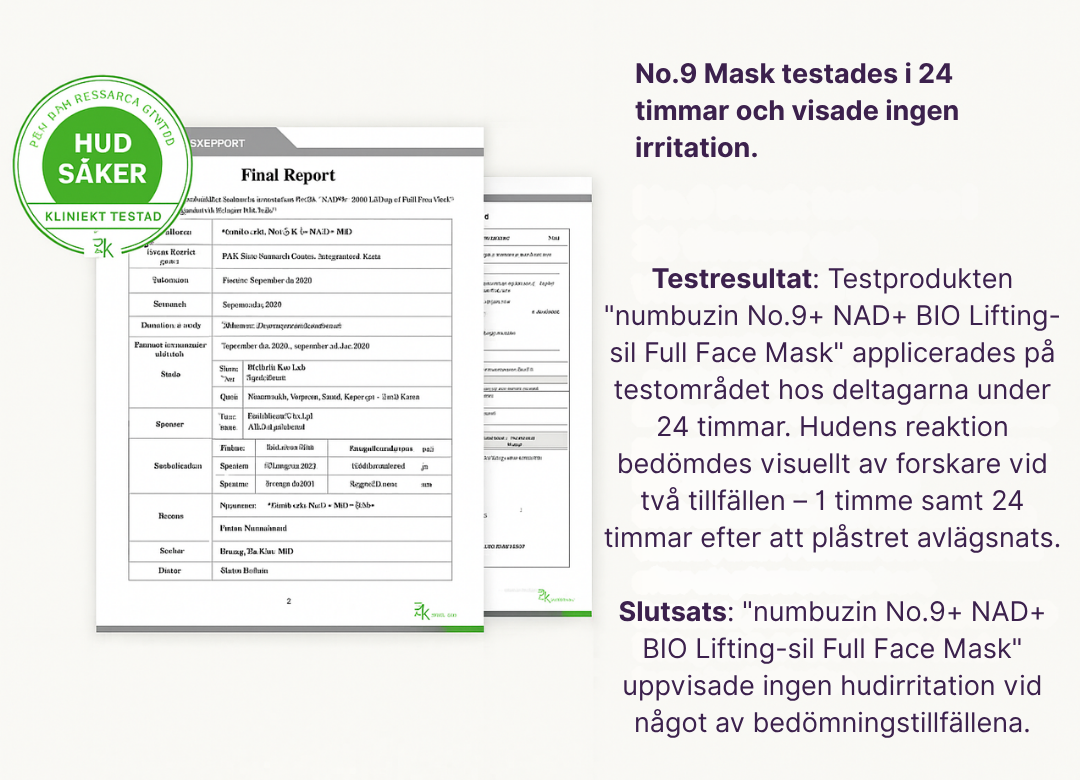 HudPretty™ – NAD+ Løfteserum & Maske