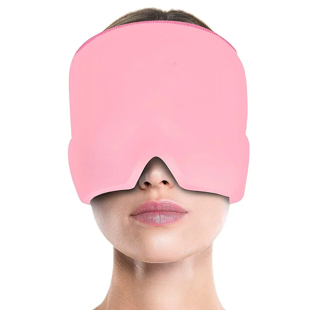 HovedRo – øjenmaske med varme og let kompression – Pink