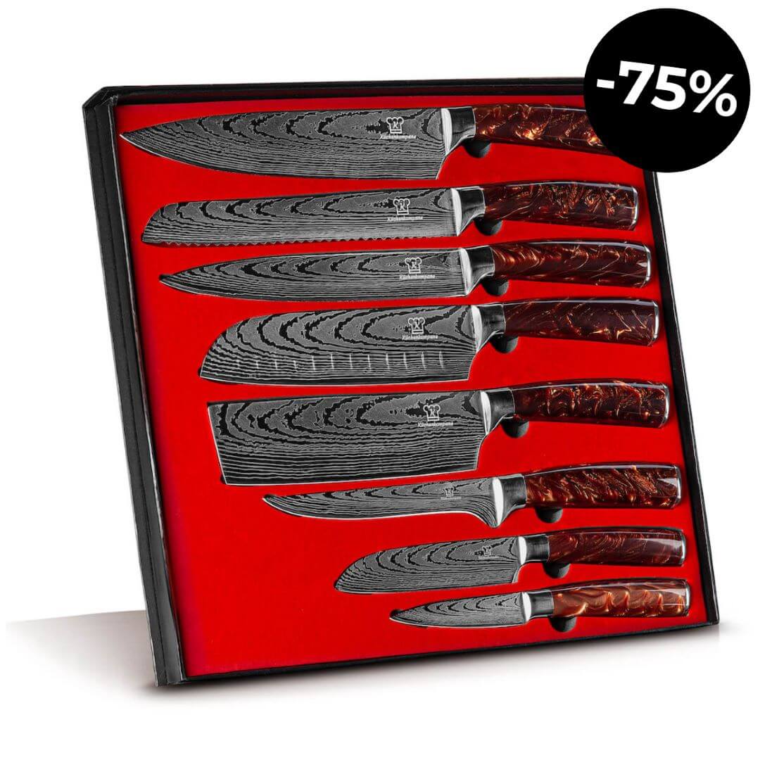 Premium Knivsæt 8 dele