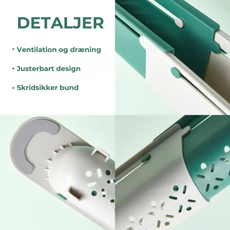 FlexiVask™ - Udtrækkelig vaskehylde til Pretty opbevaring