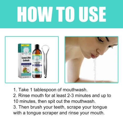 Kokosolie oil pulling skyl