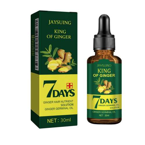 Ingefær hovedbunds- og hårolie