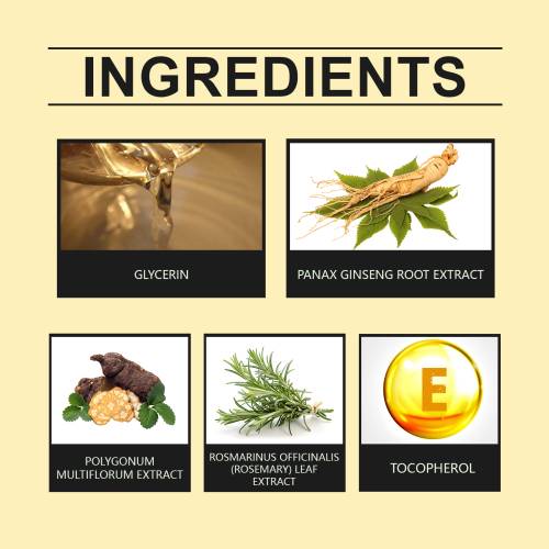 Ginseng rosmarin shampoo