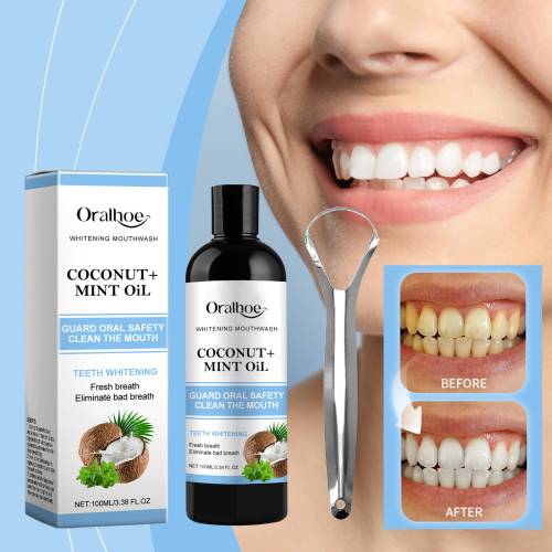 Kokos mynte oil pulling mundskyl
