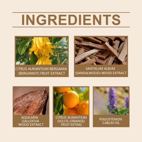 Bergamot sandeltræ træagtig parfume