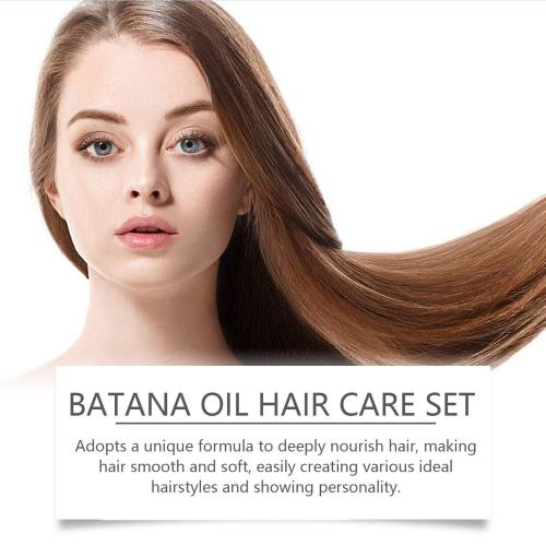 Batana plejesæt: shampoo, balsam, maske og olie