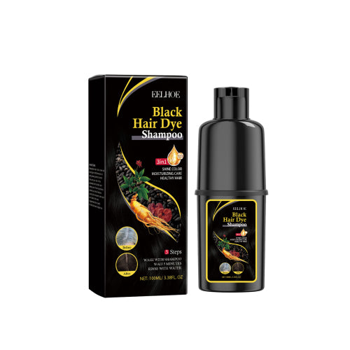 Sort urte farveshampoo