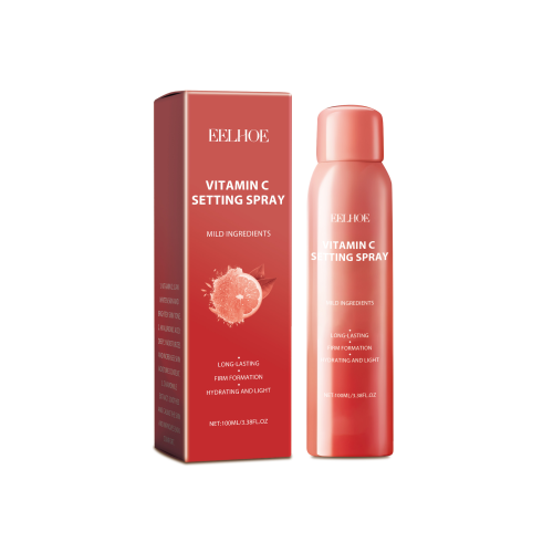 Fugtgivende setting spray med C-vitamin