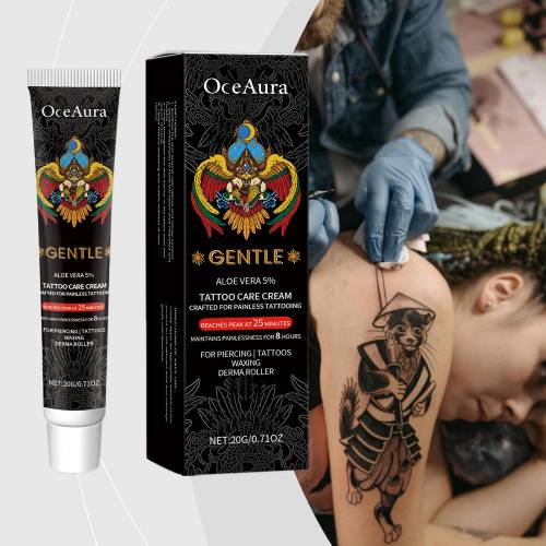 Tatoveringsplejecreme med aloe