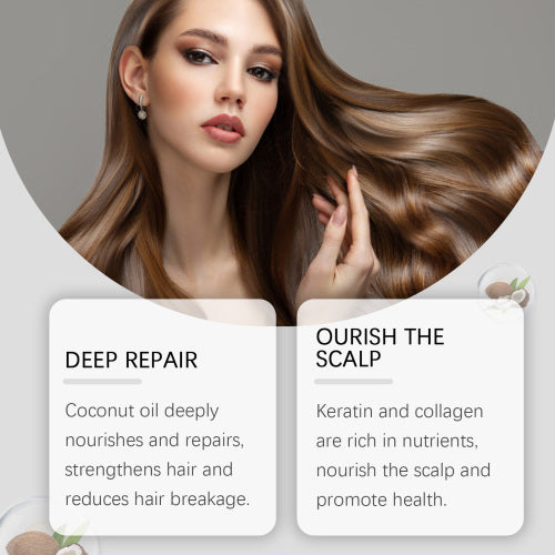 Kokos reparation shampoo og balsam sæt