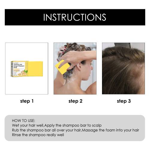 Ingefær risprotein shampoobar