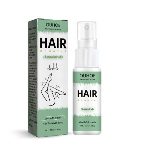 Hårfjerningsspray med aloe til hele kroppen, 30 ml