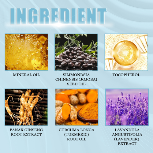 Gurkemeje lavendel bryst-massageolie
