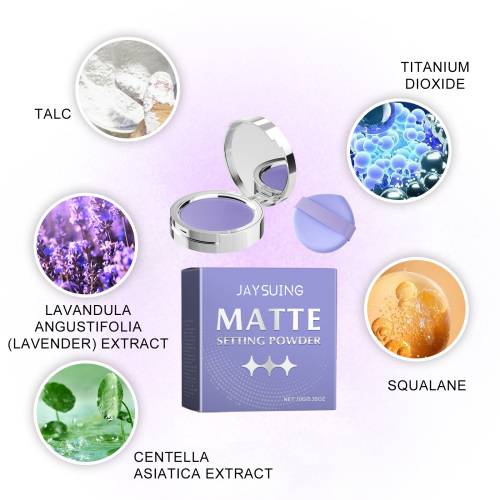 Lavendel mat finishing-pudder
