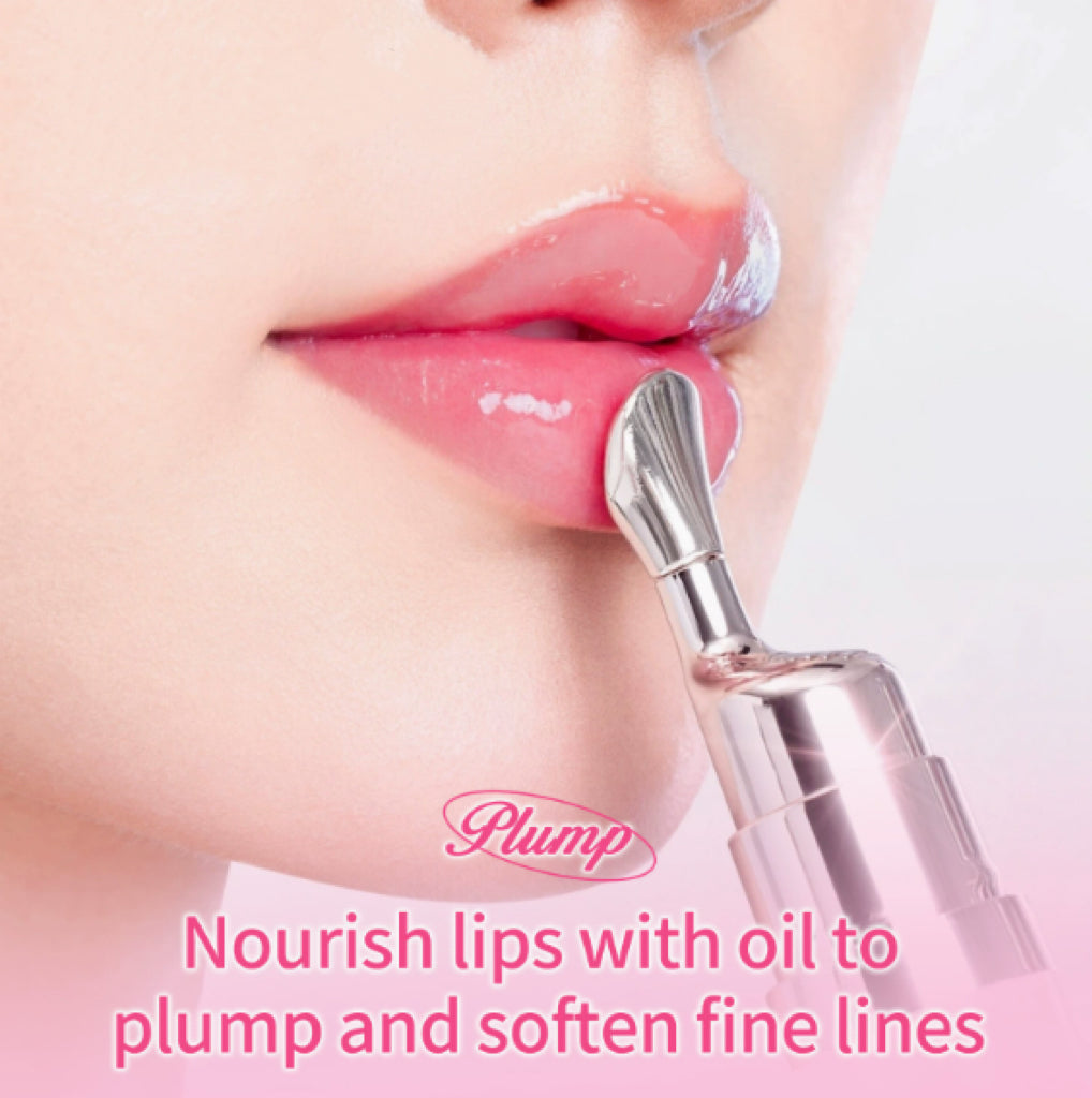 Volumen-lipgloss med kølende metalspids