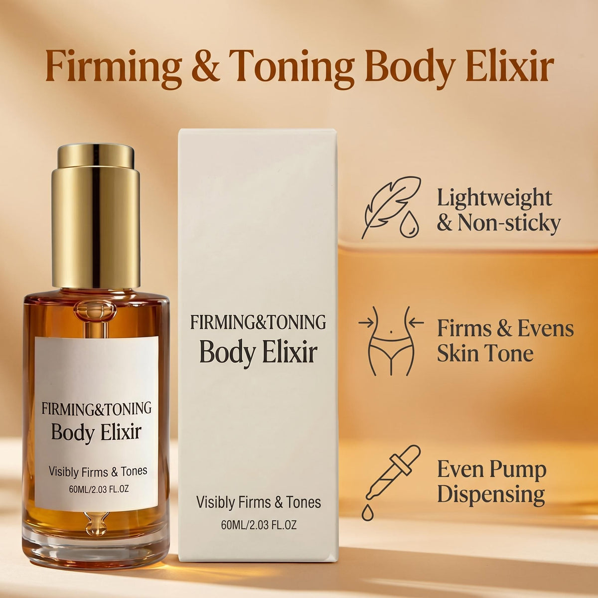 Fugtgivende bodyserum til glat, strålende hud