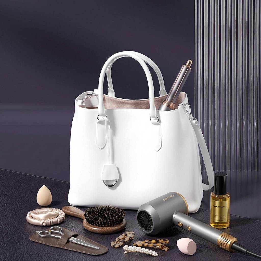 Bymarly Mini Glattebørste – Trådløs Hårglatter til Rejser, Hverdagen og Perfekt Styling